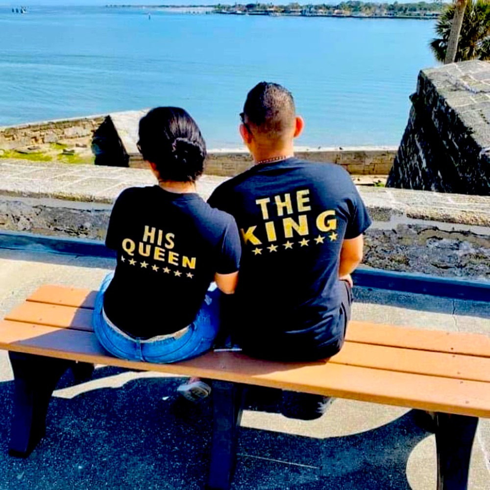 King and Queen Couples Matching Shirts!